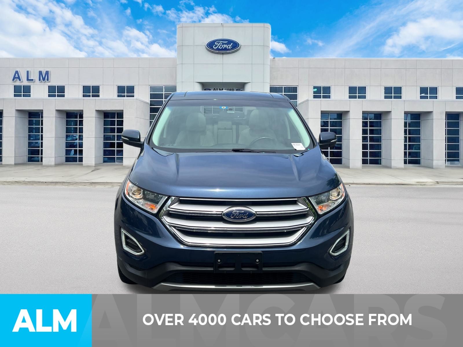 Used 2017 Blue Ford Titanium image 2