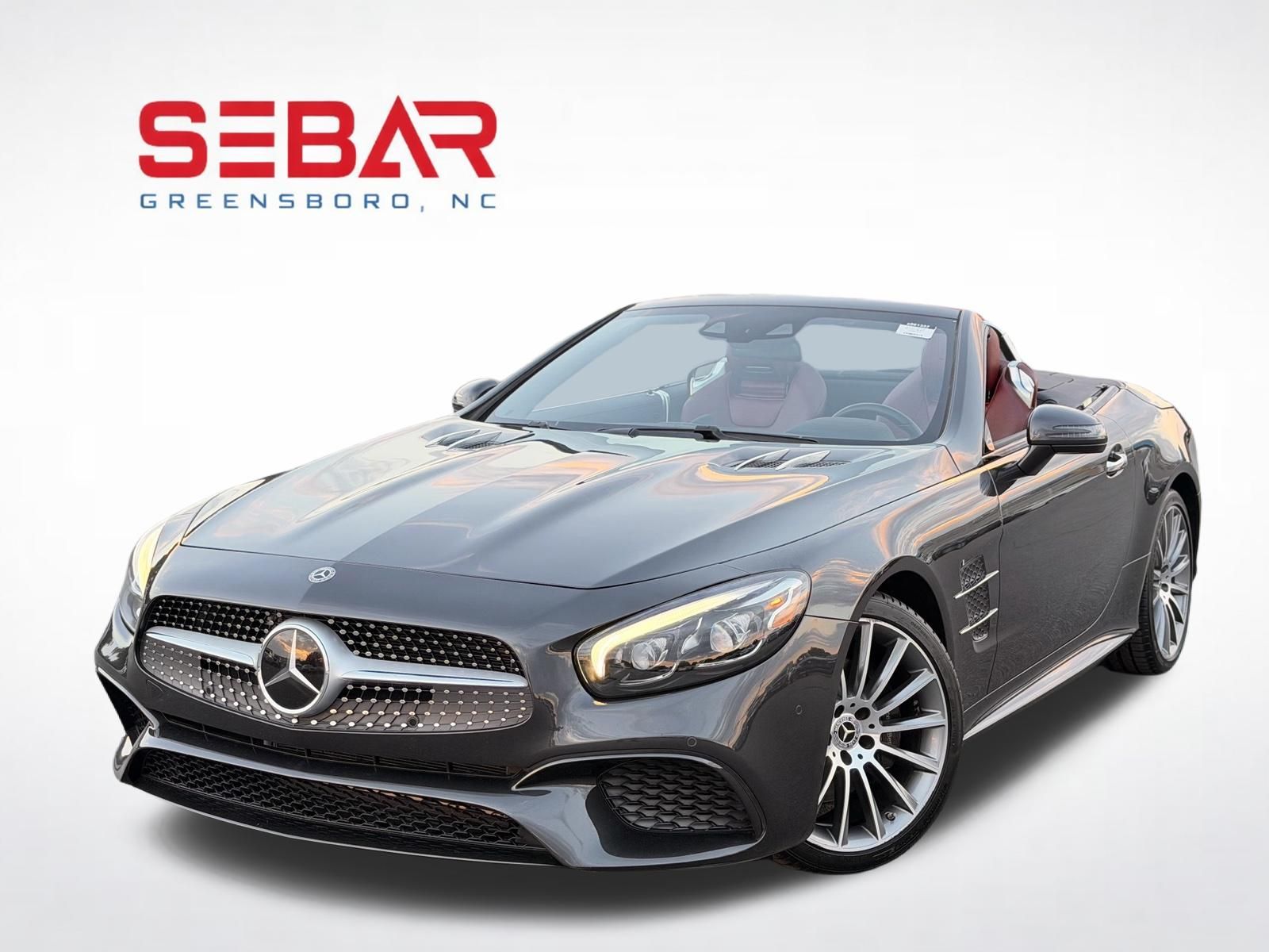 Gray 2020 Mercedes-Benz SL-Class Convertible Rear-Wheel Drive 9-Speed Automatic