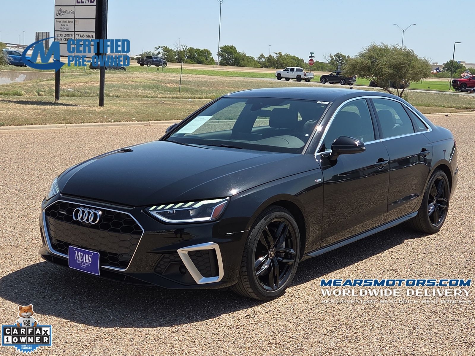 Mythos Black Metallic 2024 Audi A4 Sedan All-Wheel Drive 7-Speed Automatic