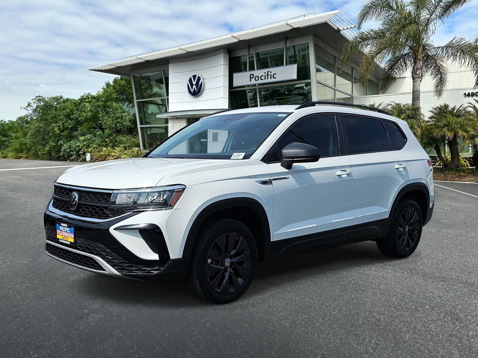 Pure White 2023 Volkswagen Taos S FWD SUV / Crossover Front-Wheel Drive 8-Speed Automatic