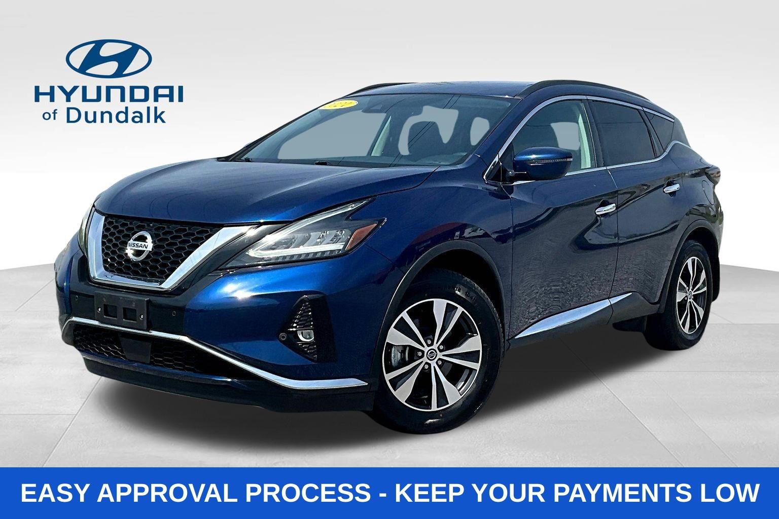 Deep Blue Pearl 2021 Nissan Murano SV AWD SUV / Crossover All-Wheel Drive Continuously Variable Transmission
