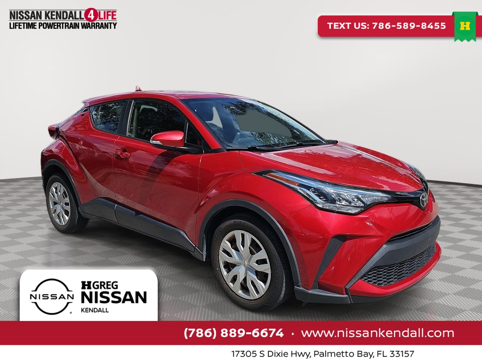 Red 2020 Toyota C-HR SUV / Crossover Front-Wheel Drive Continuously Variable Transmission