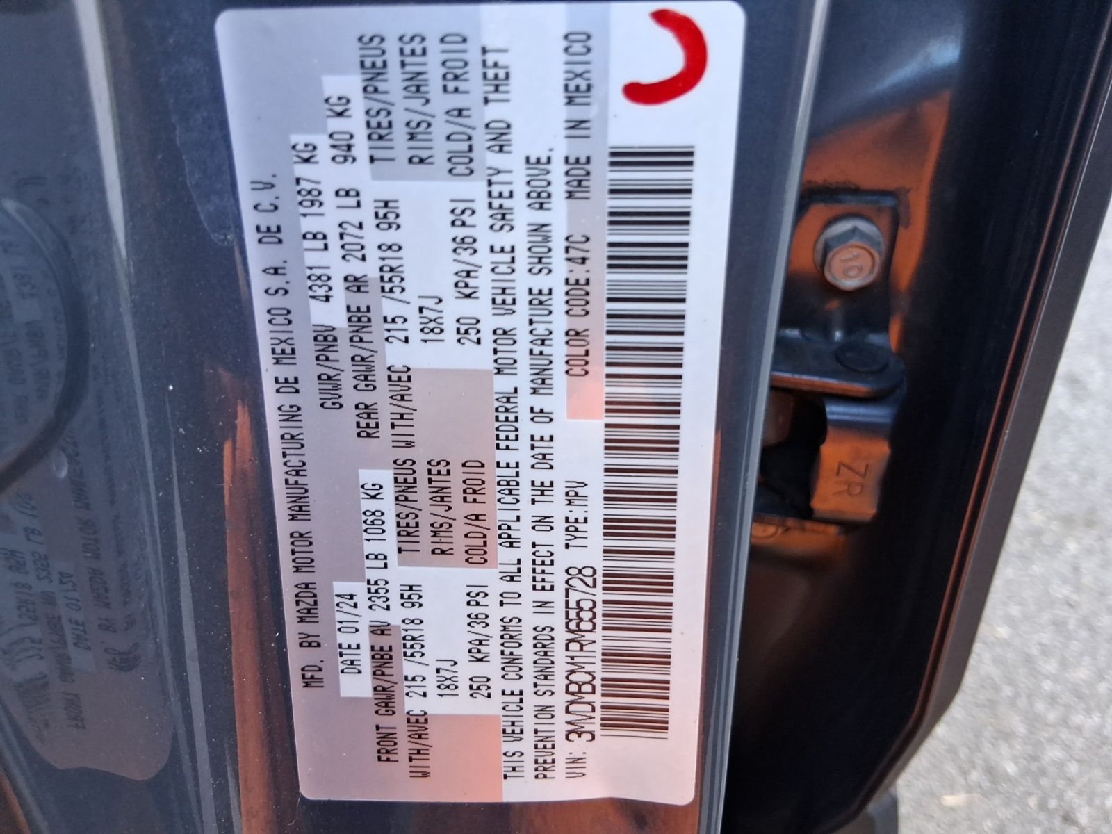 Used Car 2024 Mazda Cx-30  2.5 S Carbon Edition For Sale Under $30,000 In Austin, Texas