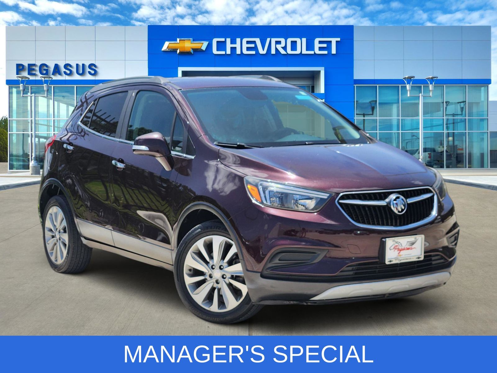 Black Cherry Metallic 2017 Buick Encore SUV / Crossover Front-Wheel Drive 6-Speed Automatic Overdrive