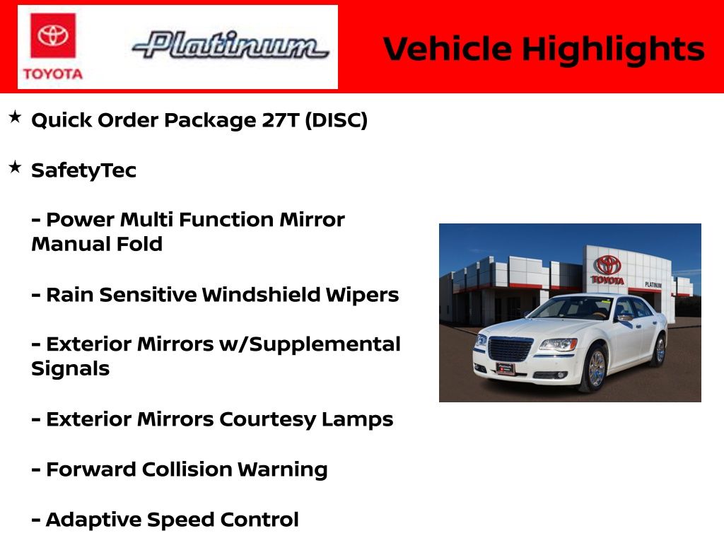 2013 Chrysler 300C Base 6