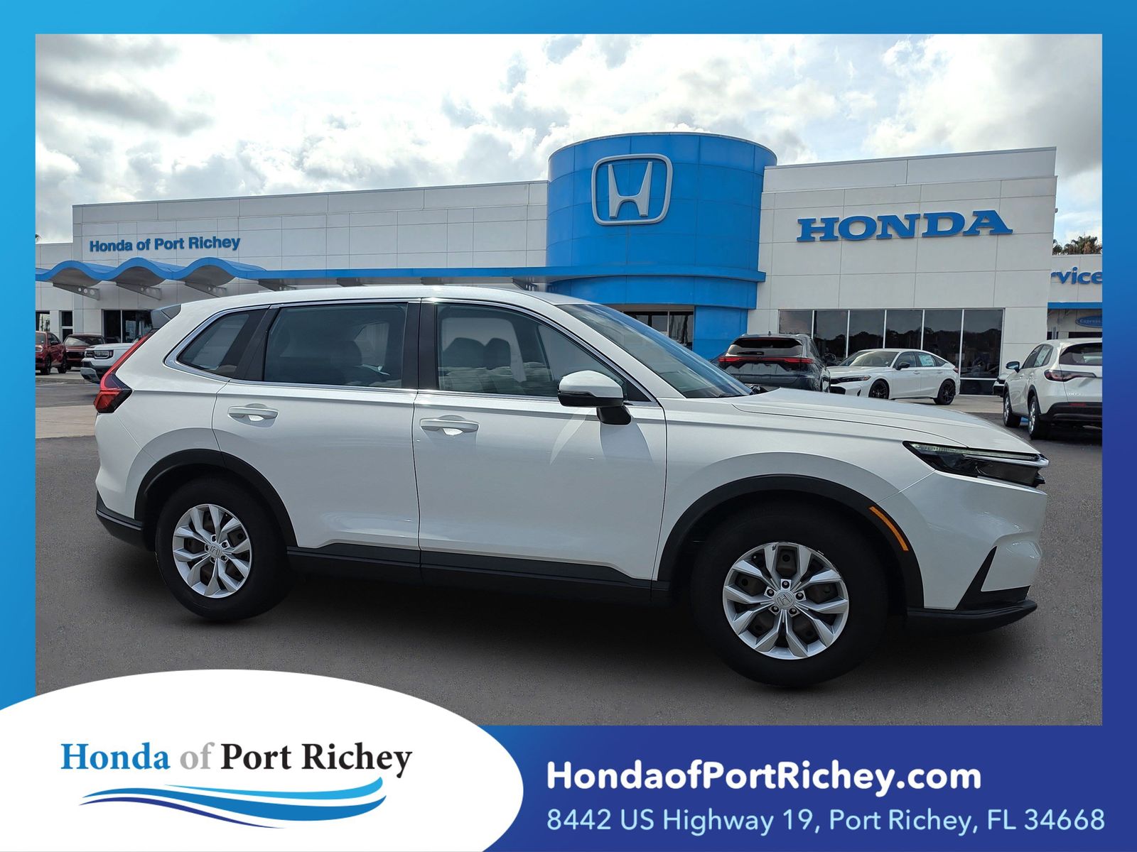 Platinum White Pearl 2024 Honda CR-V SUV / Crossover Front-Wheel Drive Continuously Variable Transmission