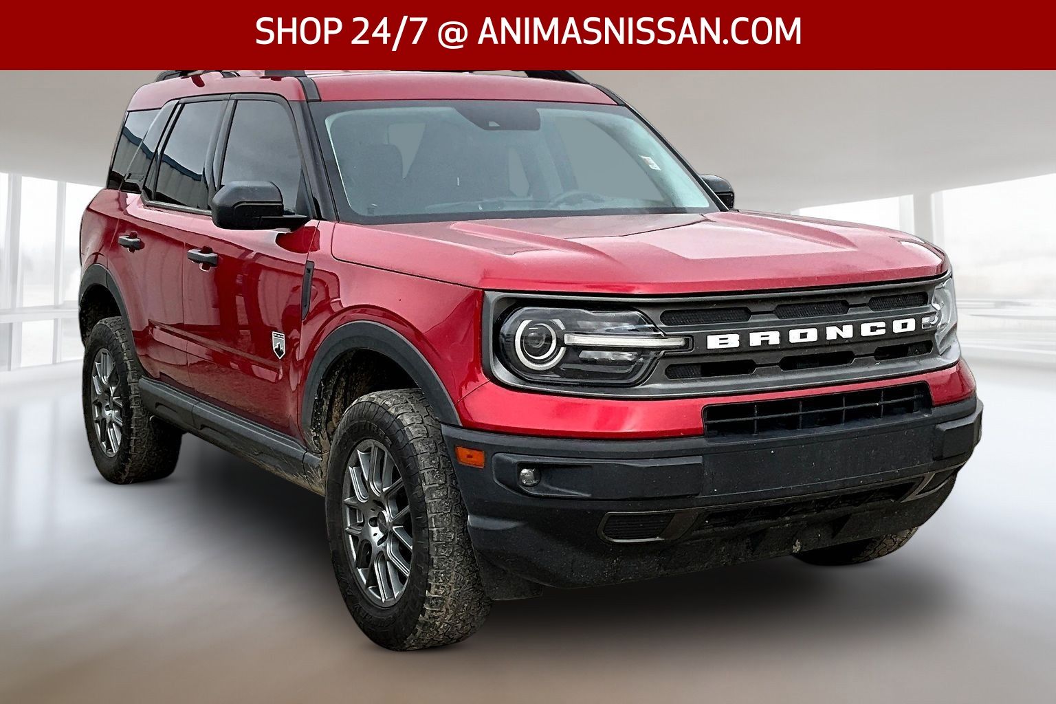 Red 2021 Ford Bronco Sport Big Bend AWD SUV / Crossover All-Wheel Drive 8-Speed Automatic