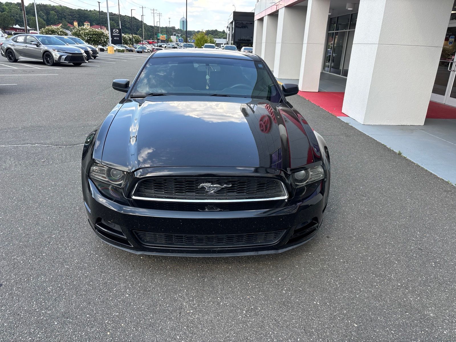 Black 2014 Ford Mustang V6 Coupe RWD Coupe Rear-Wheel Drive 6-Speed Automatic