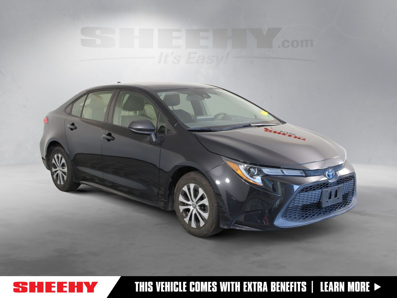 Black Sand Pearl 2022 Toyota Corolla Hybrid LE FWD Sedan Front-Wheel Drive Continuously Variable Transmission