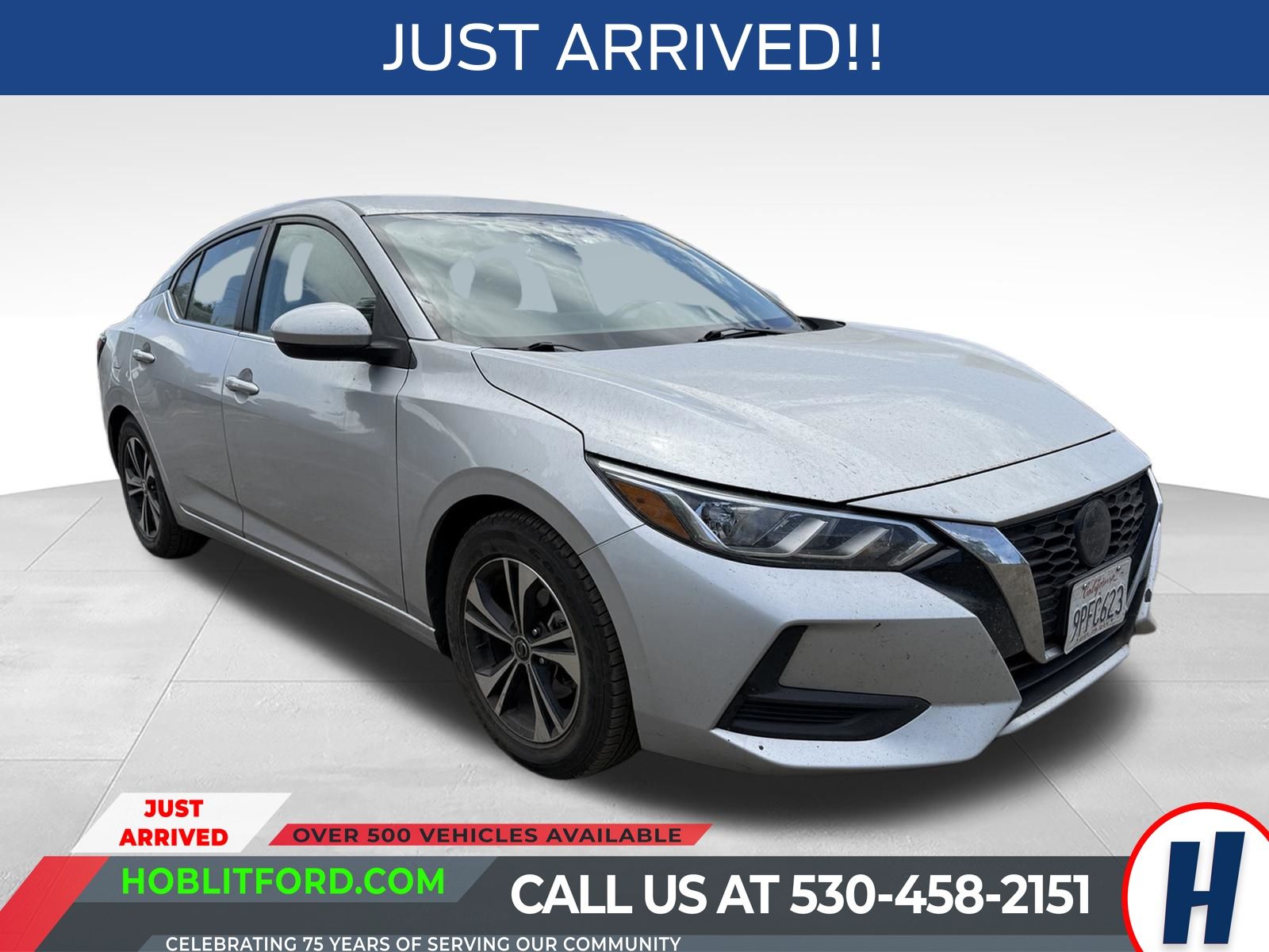 Brilliant Silver Metallic 2023 Nissan Sentra Sedan Front-Wheel Drive Continuously Variable Transmission