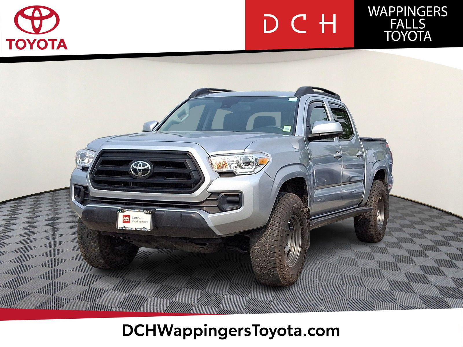 Celestial Silver Metallic 2023 Toyota Tacoma Pickup Truck Four-Wheel Drive 6-Speed Automatic
