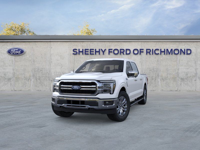 New 2026 Star White Metallic Tri-Coat Ford Lariat image 3