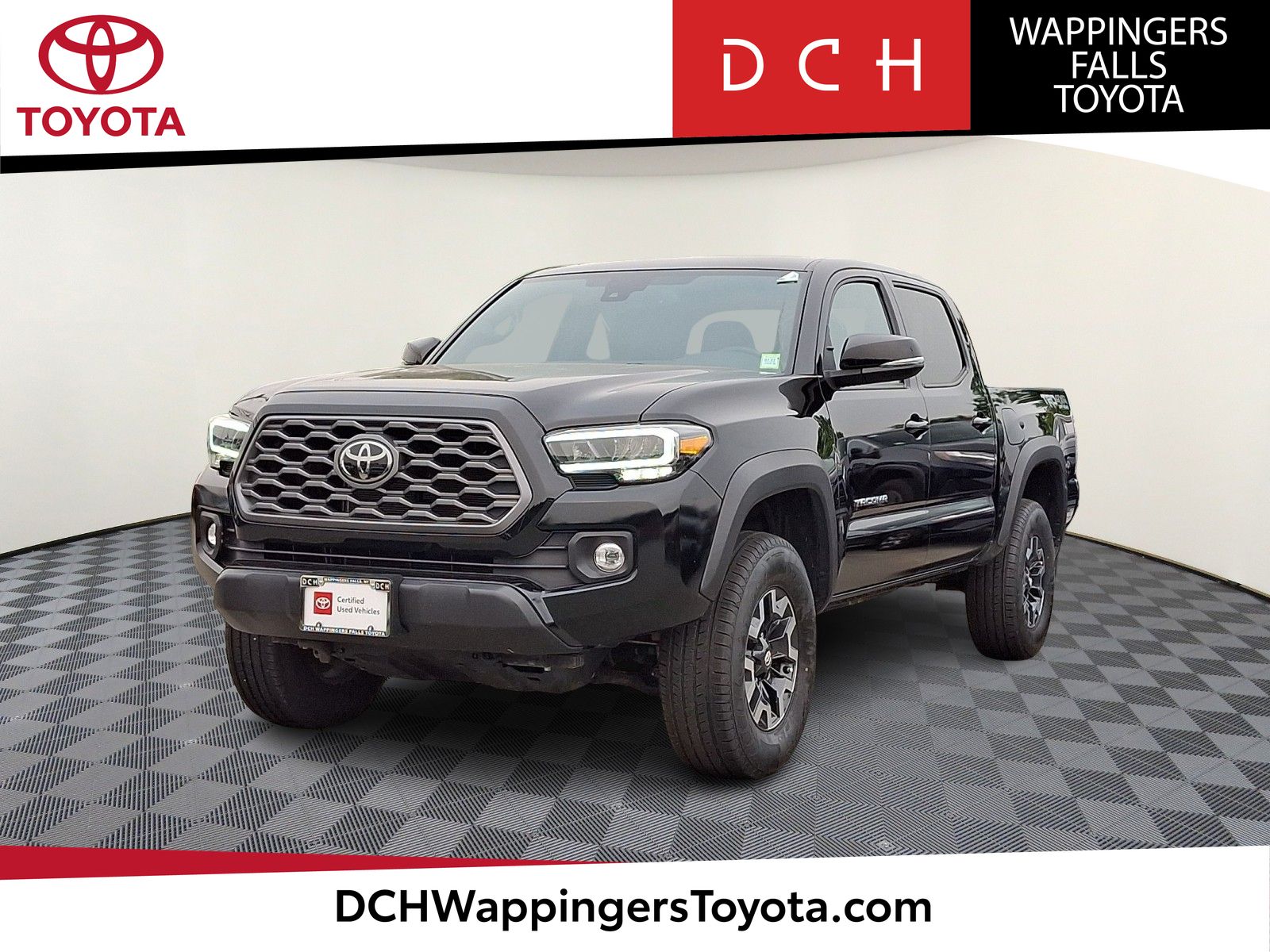 Black 2023 Toyota Tacoma Pickup Truck Four-Wheel Drive 6-Speed Automatic