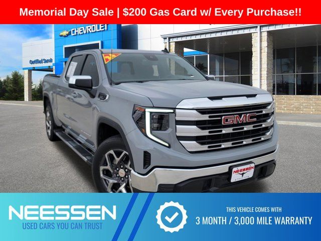 Gray 2024 GMC Sierra 1500 SLE Crew Cab RWD Pickup Truck 4X2 Automatic