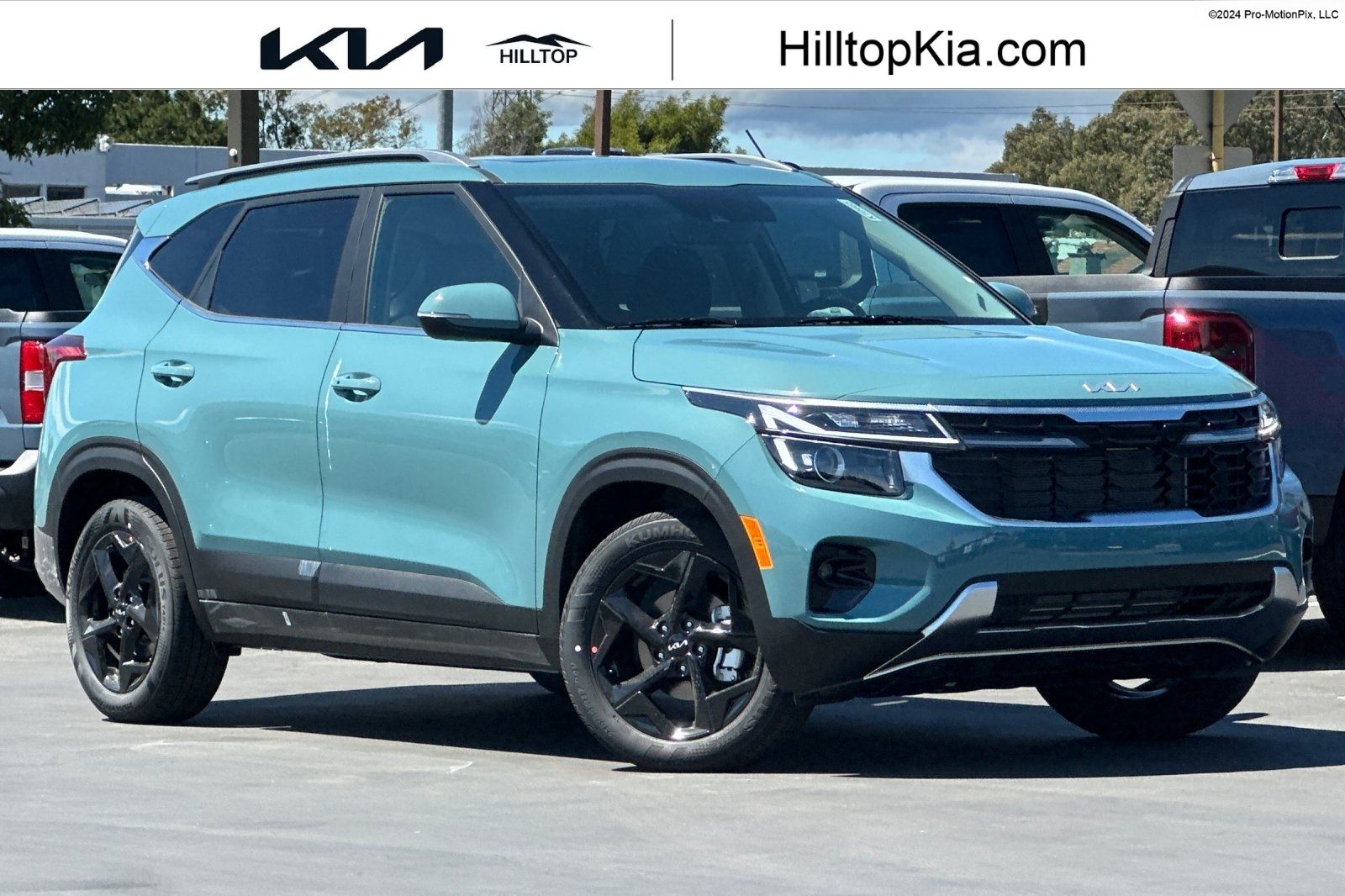 Pluton Blue 2026 Kia Seltos EX FWD SUV / Crossover Front-Wheel Drive Continuously Variable Transmission