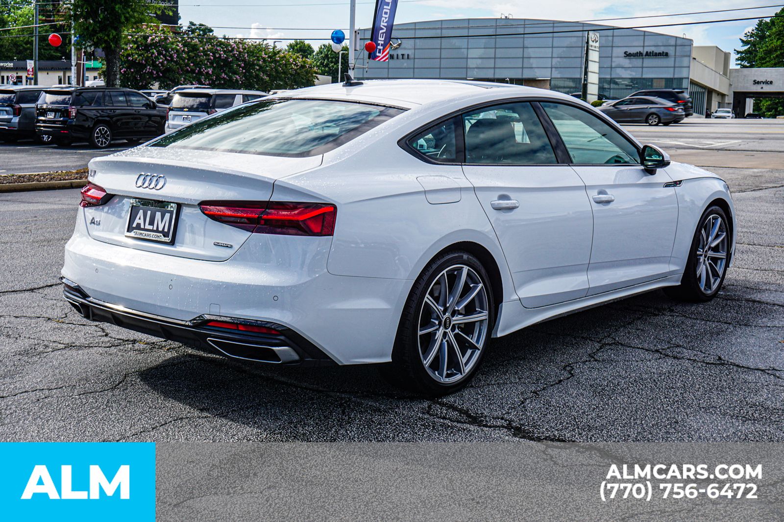 Used 2025 White Audi 45 S line Premium Plus image 6