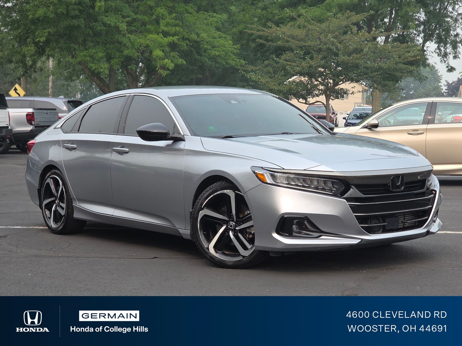 Certified Used 2022 Silver Honda Sport image 3