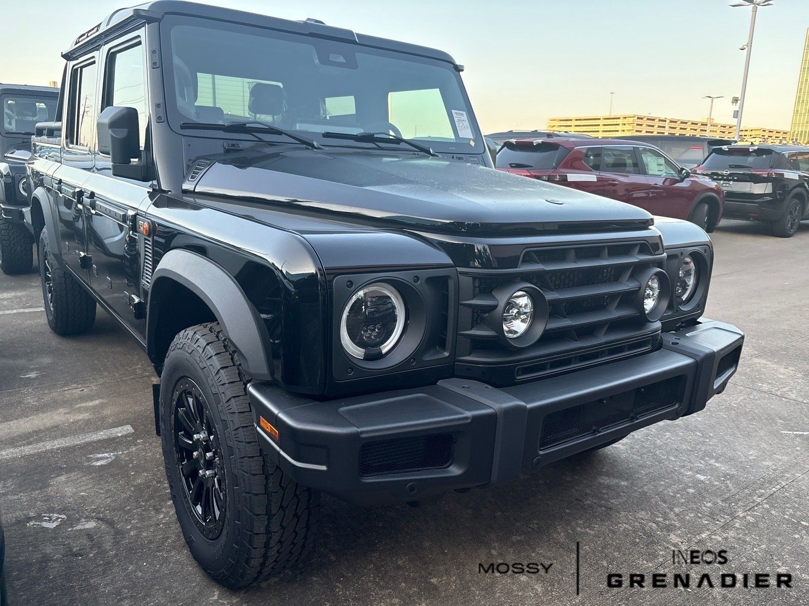 Black 2026 Ineos Quartermaster Pickup Truck Four-Wheel Drive 8-Speed Automatic