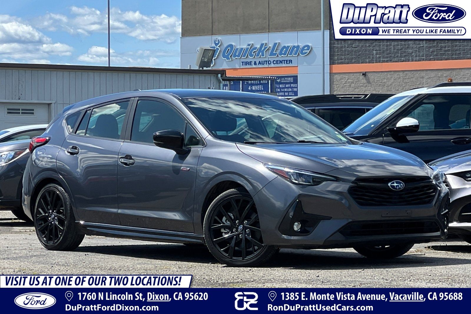 Magnetite Gray Metallic 2024 Subaru Impreza RS AWD Wagon All-Wheel Drive Continuously Variable Transmission