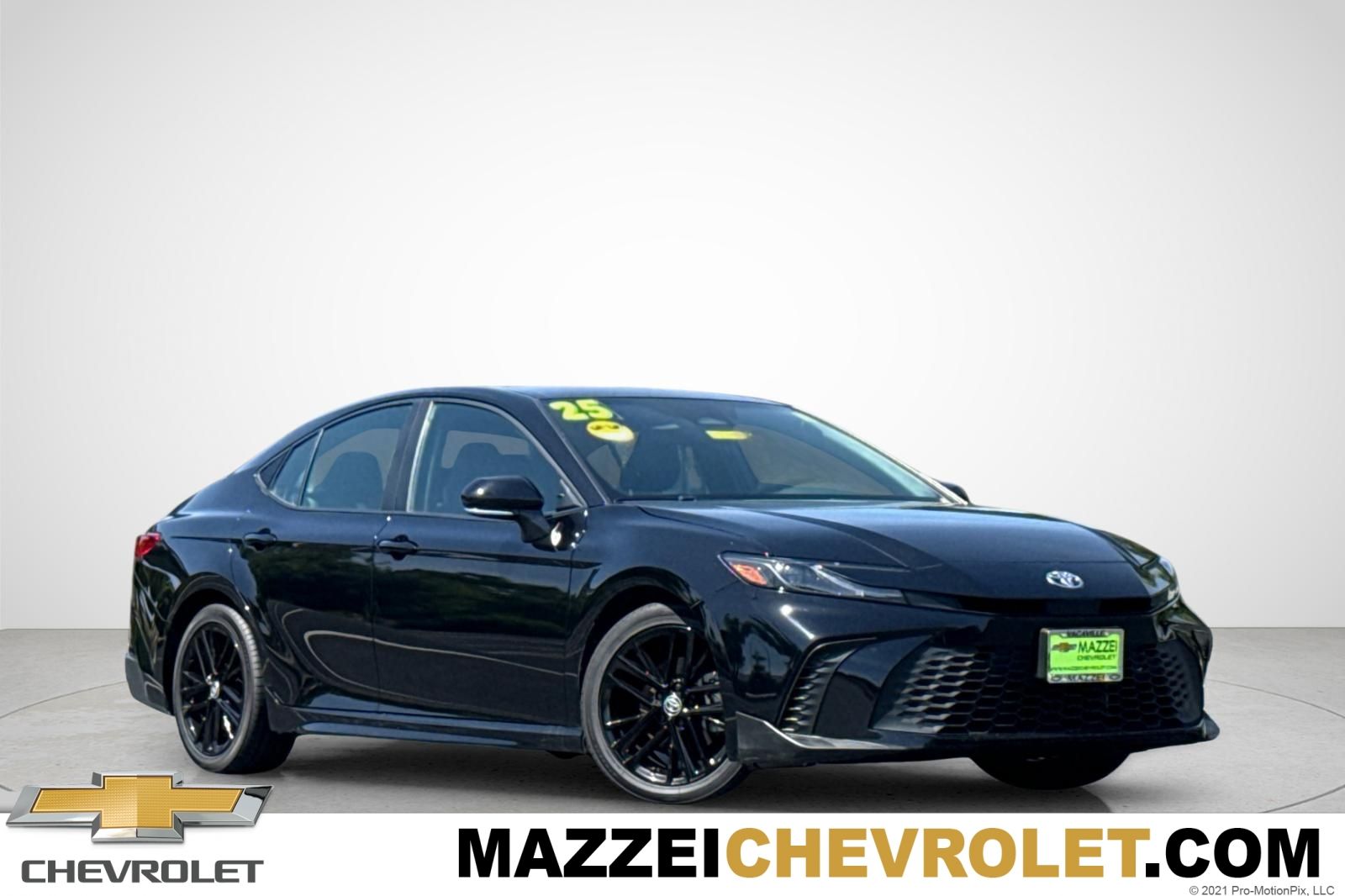 Midnight Black Metallic 2025 Toyota Camry Sedan Front-Wheel Drive Continuously Variable Transmission