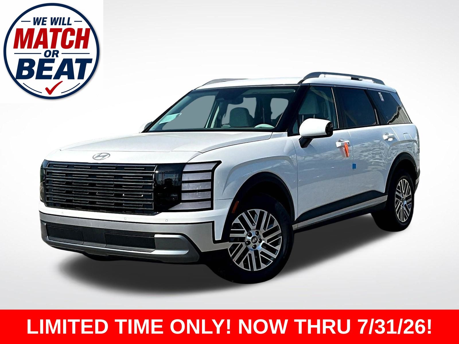 Creamy White Pearl 2026 Hyundai Palisade SUV / Crossover All-Wheel Drive 8-Speed Automatic