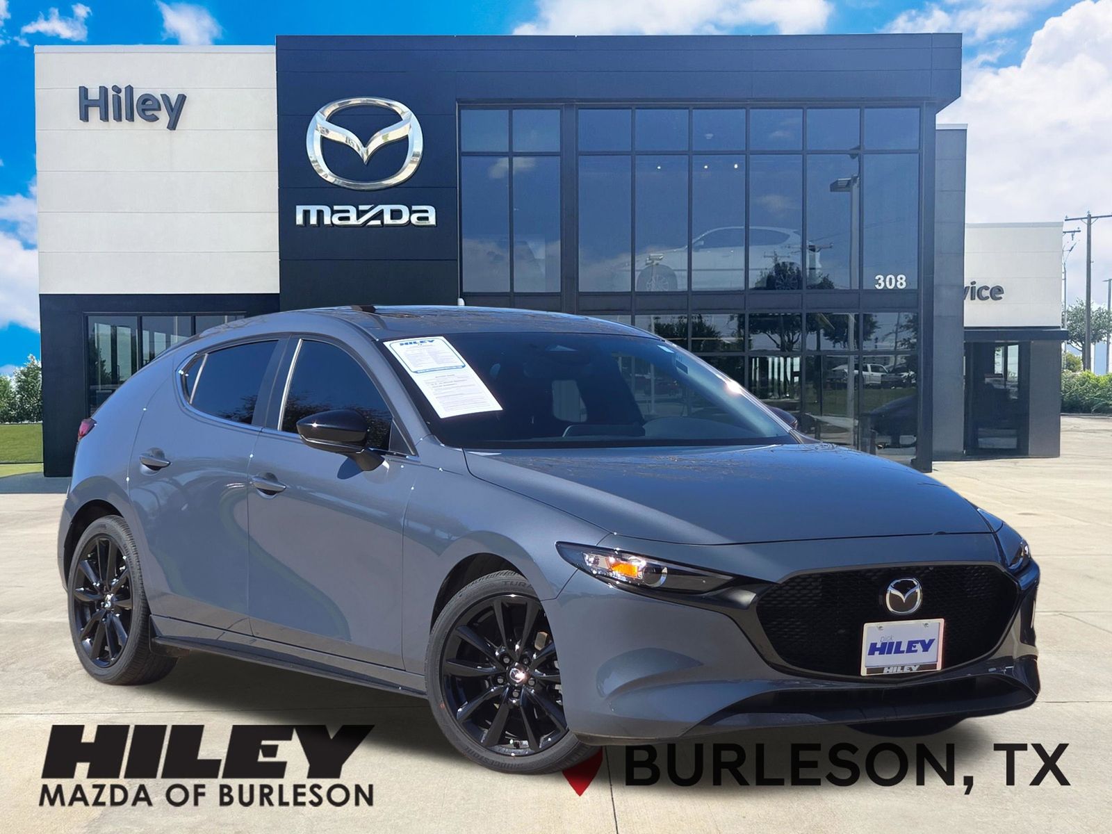 Polymetal Gray Metallic 2025 Mazda MAZDA3 2.5 S Carbon Edition Hatchback AWD Hatchback All-Wheel Drive 6-Speed Automatic