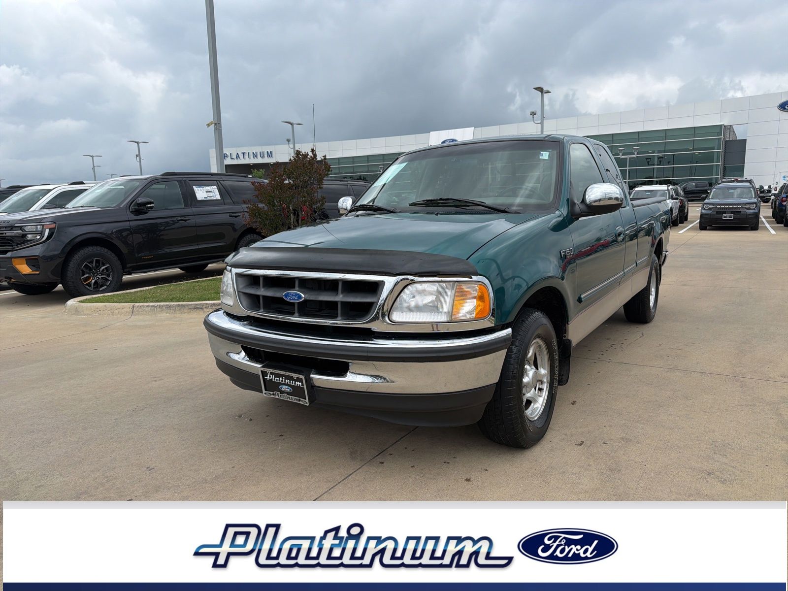 Green 1997 Ford F-150 XLT Extended Cab SB Pickup Truck Rear-Wheel Drive 4-Speed Automatic Overdrive