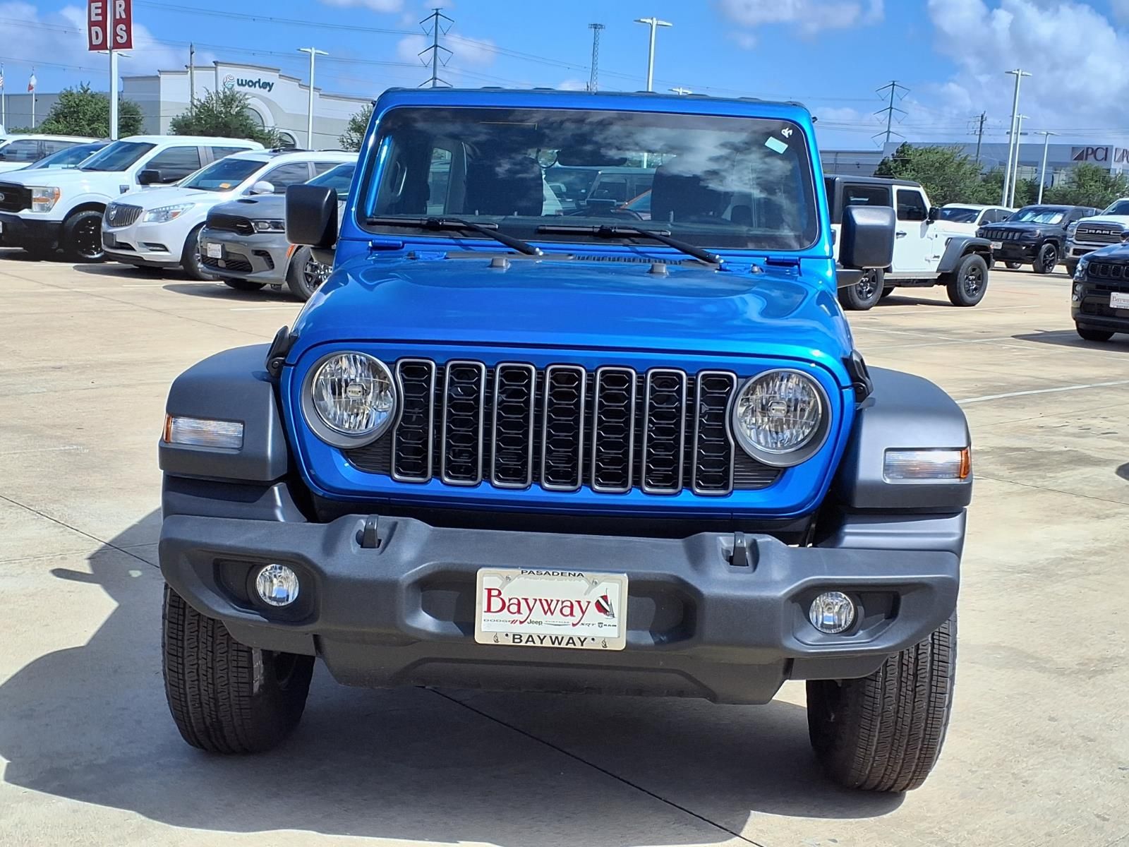 2025 Jeep Wrangler Sport Blue at South Houston Nissan