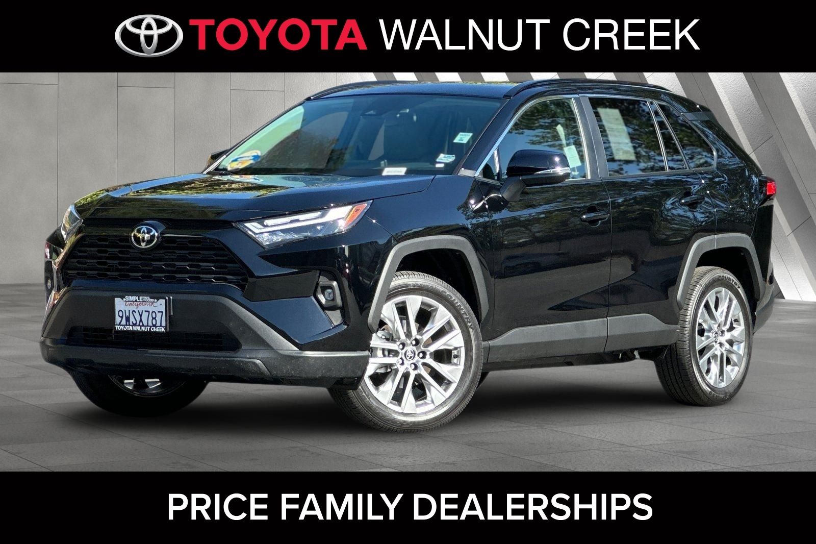 Midnight Black Metallic 2025 Toyota RAV4 SUV / Crossover All-Wheel Drive 8-Speed Automatic