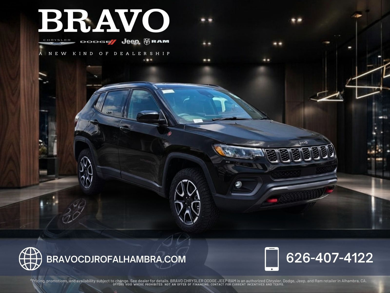 Diamond Black Crystal Pearlcoat 2026 Jeep Compass SUV / Crossover Four-Wheel Drive 8-Speed Automatic