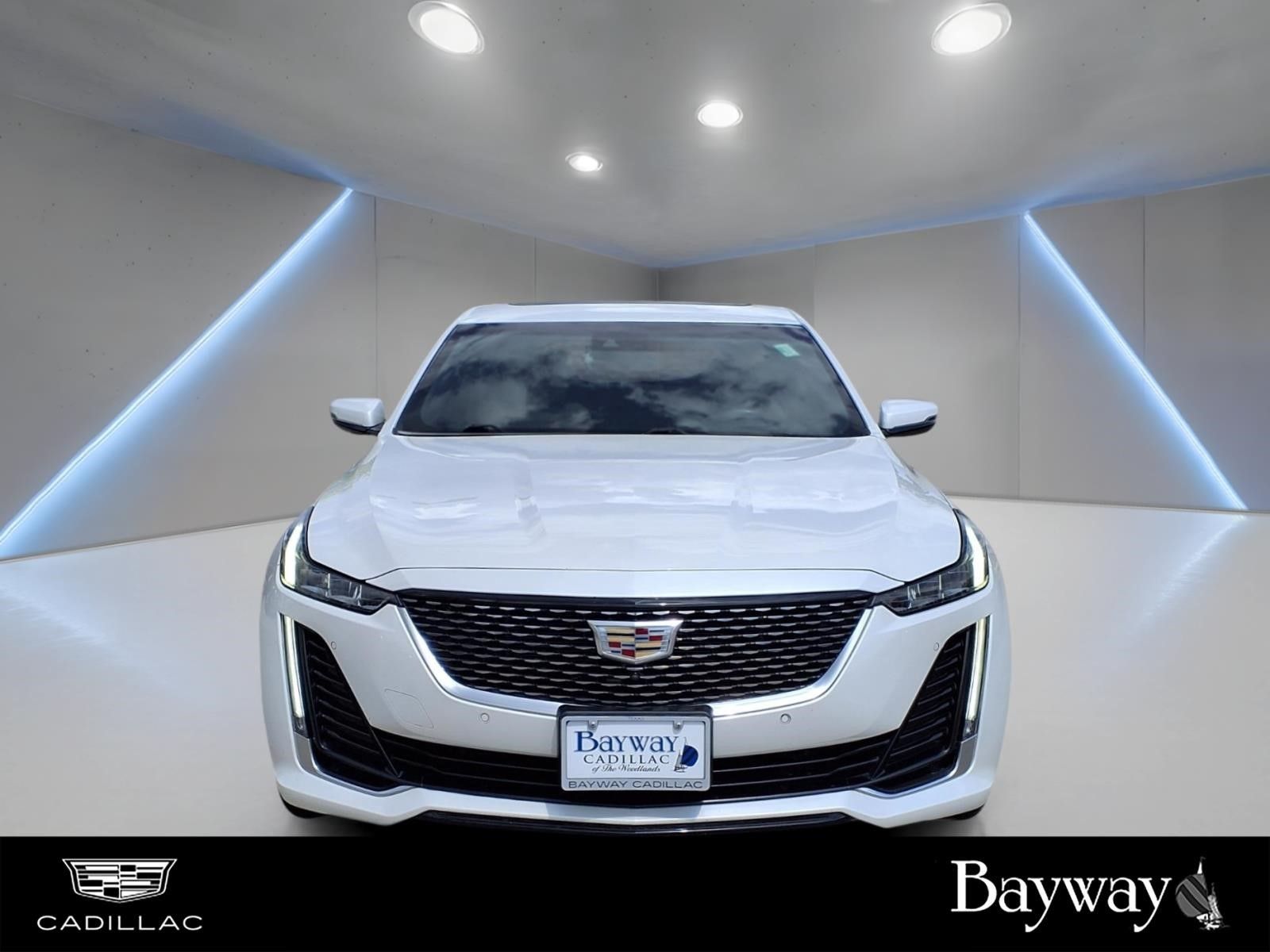 2023 Cadillac CT5 Premium Luxury White at Classic Chevrolet Galveston