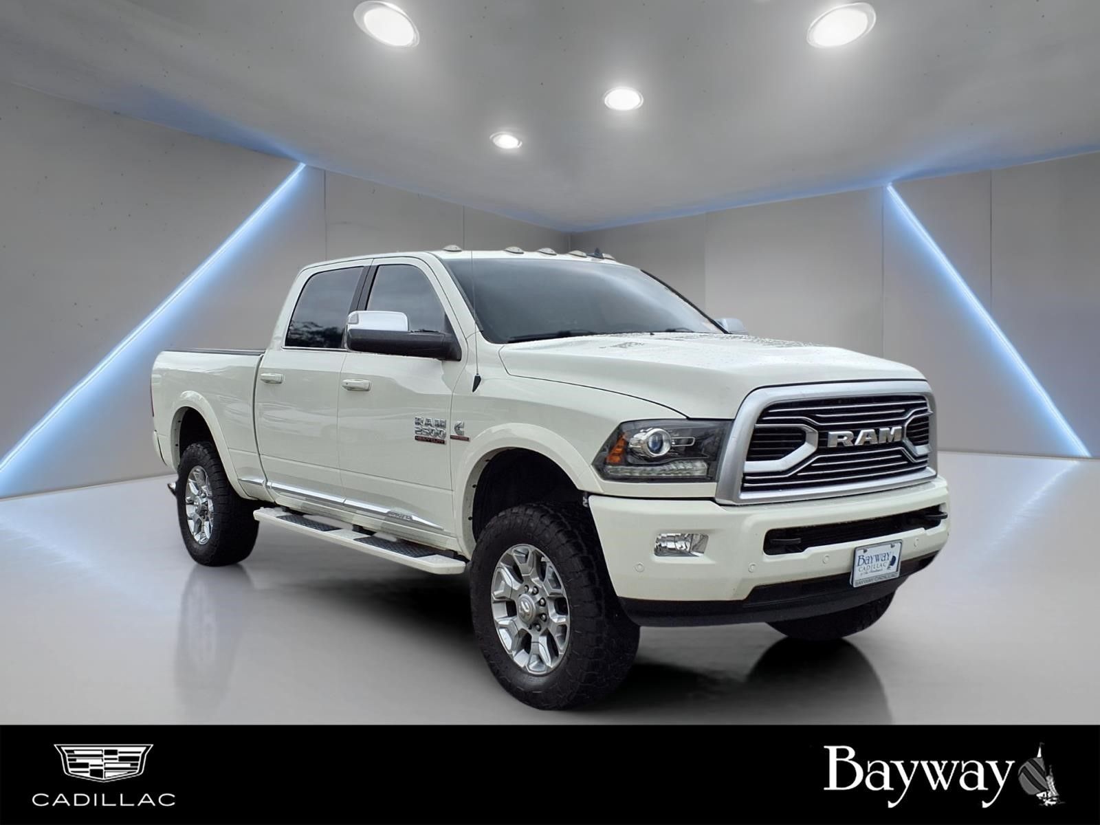 2018 Ram 2500 Laramie Longhorn White at Victoria Chrysler Dodge Jeep Ram