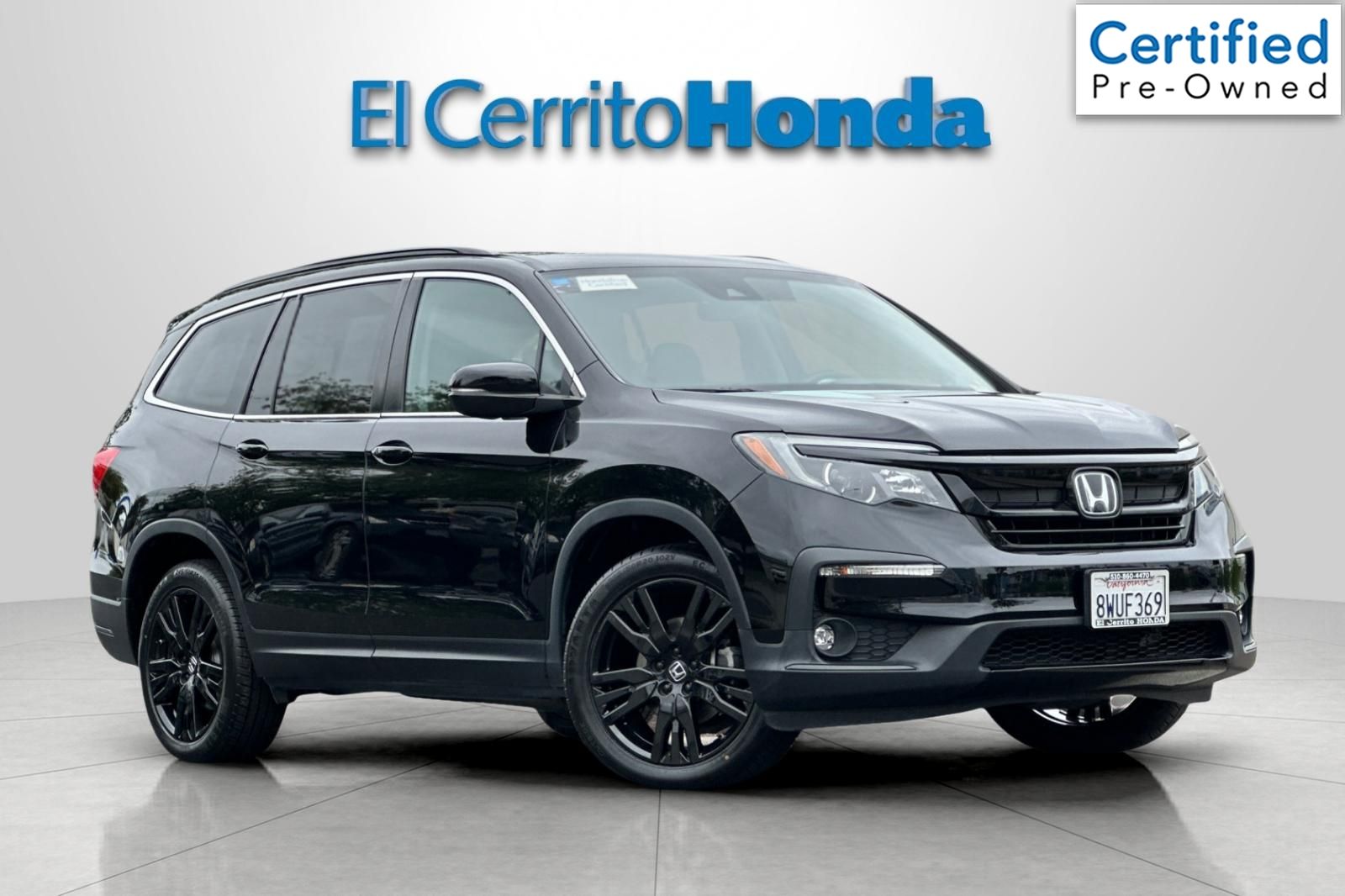 Crystal Black Pearl 2021 Honda Pilot SUV / Crossover Front-Wheel Drive 9-Speed Automatic