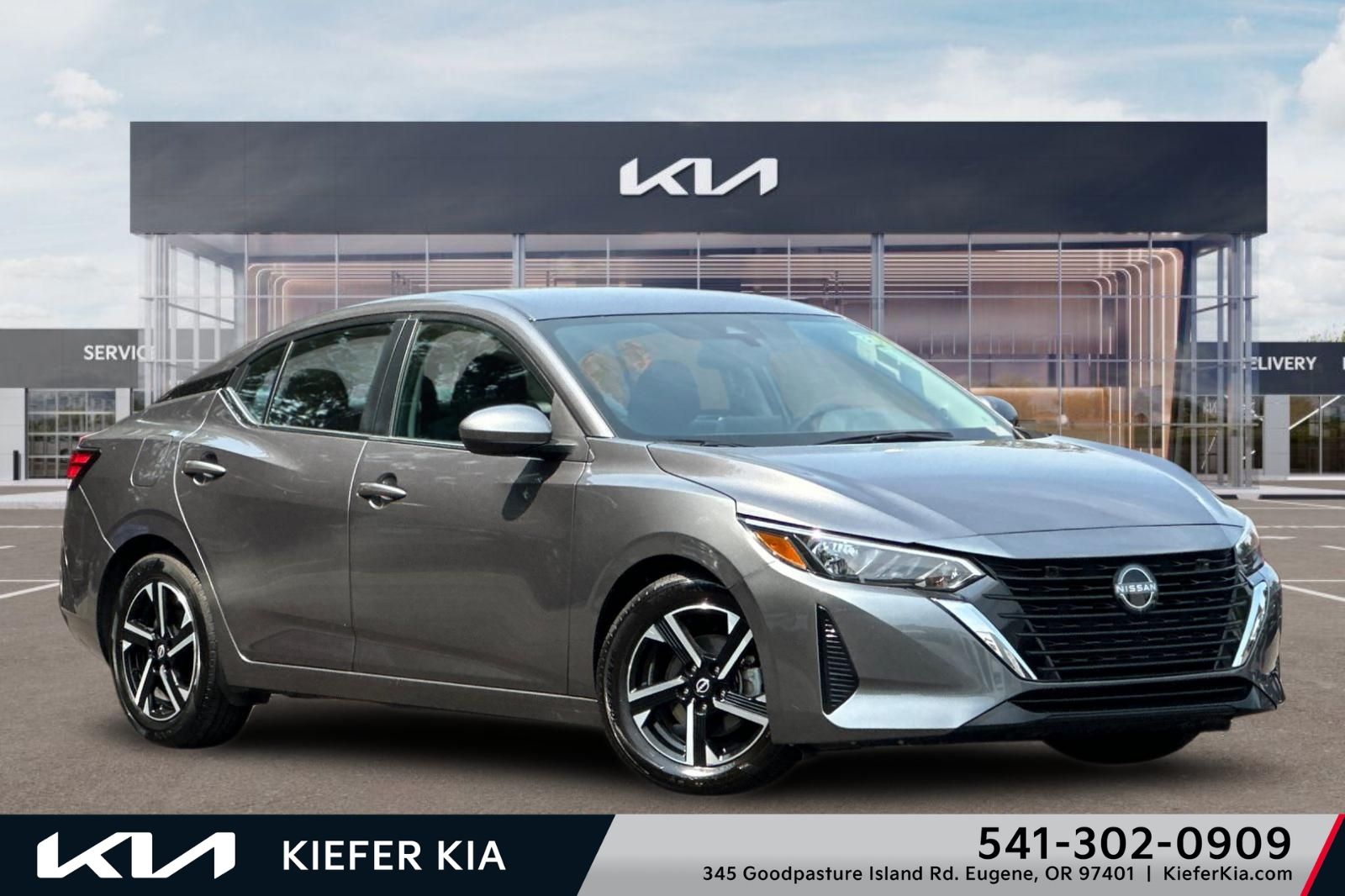 Gray (Gun Metallic) 2025 Nissan Sentra Sedan Front-Wheel Drive Continuously Variable Transmission
