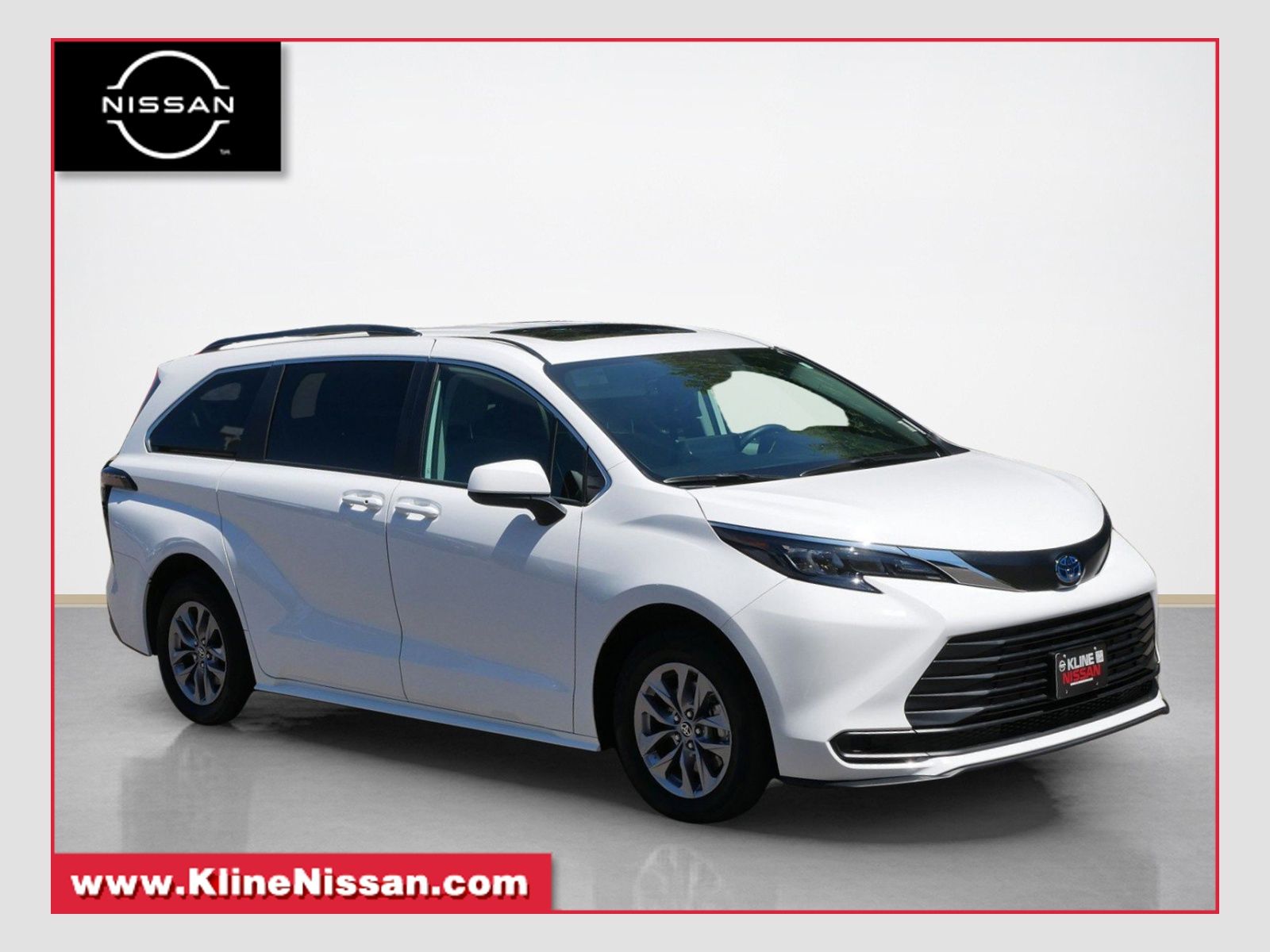 Ice Cap 2024 Toyota Sienna Minivan All-Wheel Drive Continuously Variable Transmission