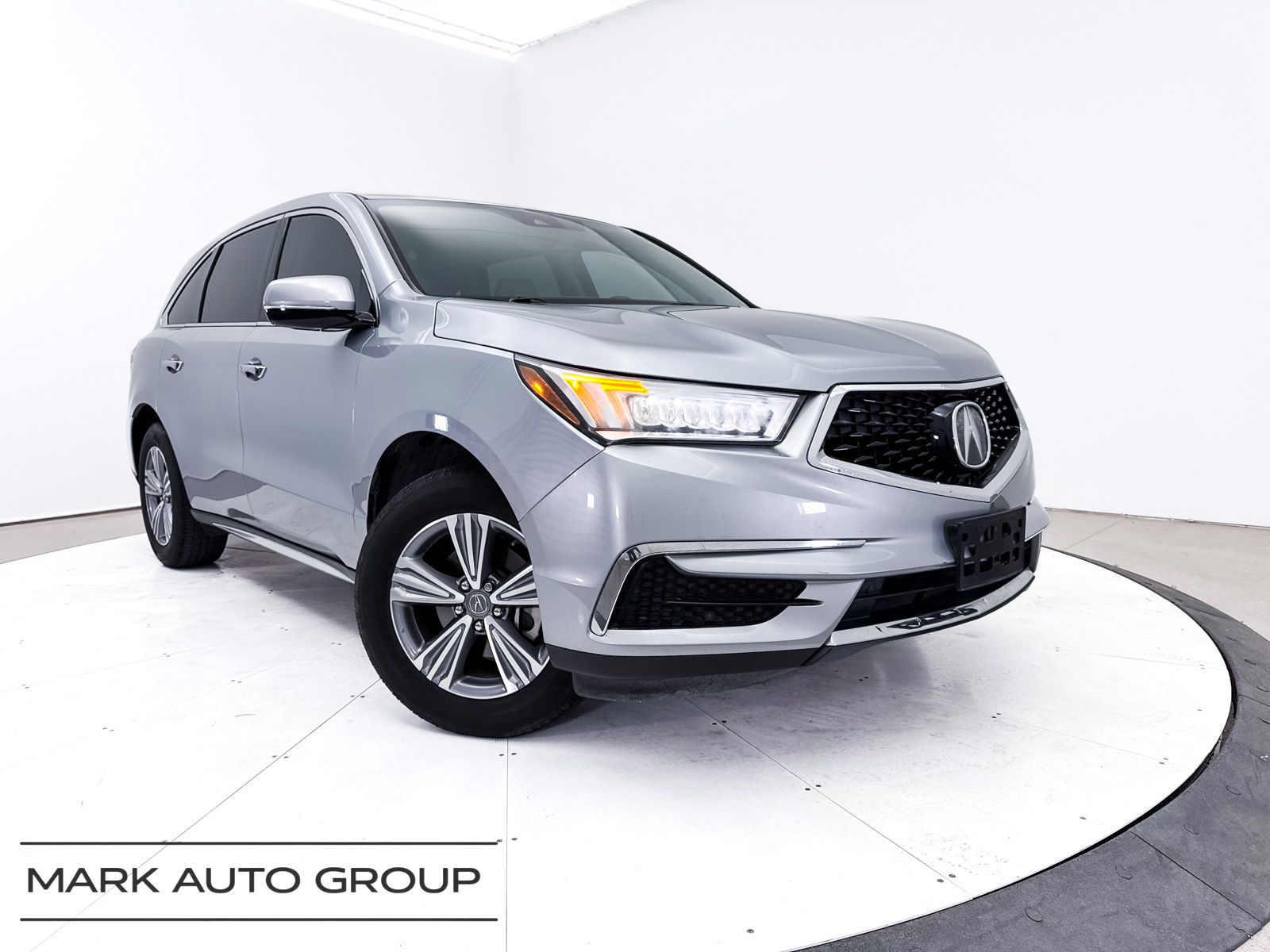 Silver 2020 Acura MDX FWD SUV / Crossover Front-Wheel Drive 9-Speed Automatic