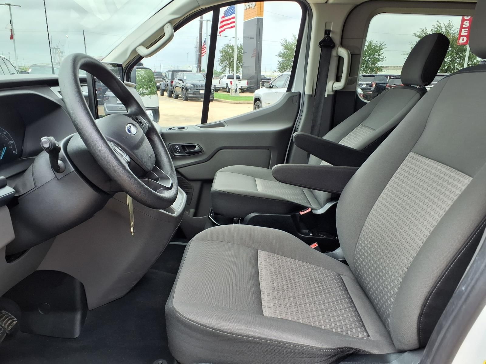 2023 Ford Transit-350 XLT White at North Houston Mitsubishi