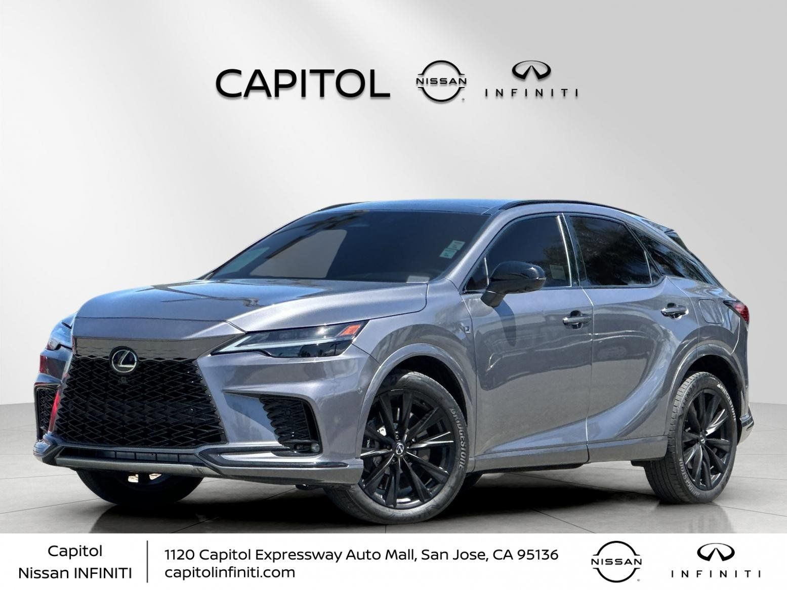 Nebula Gray Pearl 2023 Lexus RX Hybrid 500h F Sport Performance 3 AWD SUV / Crossover 6-Speed Automatic