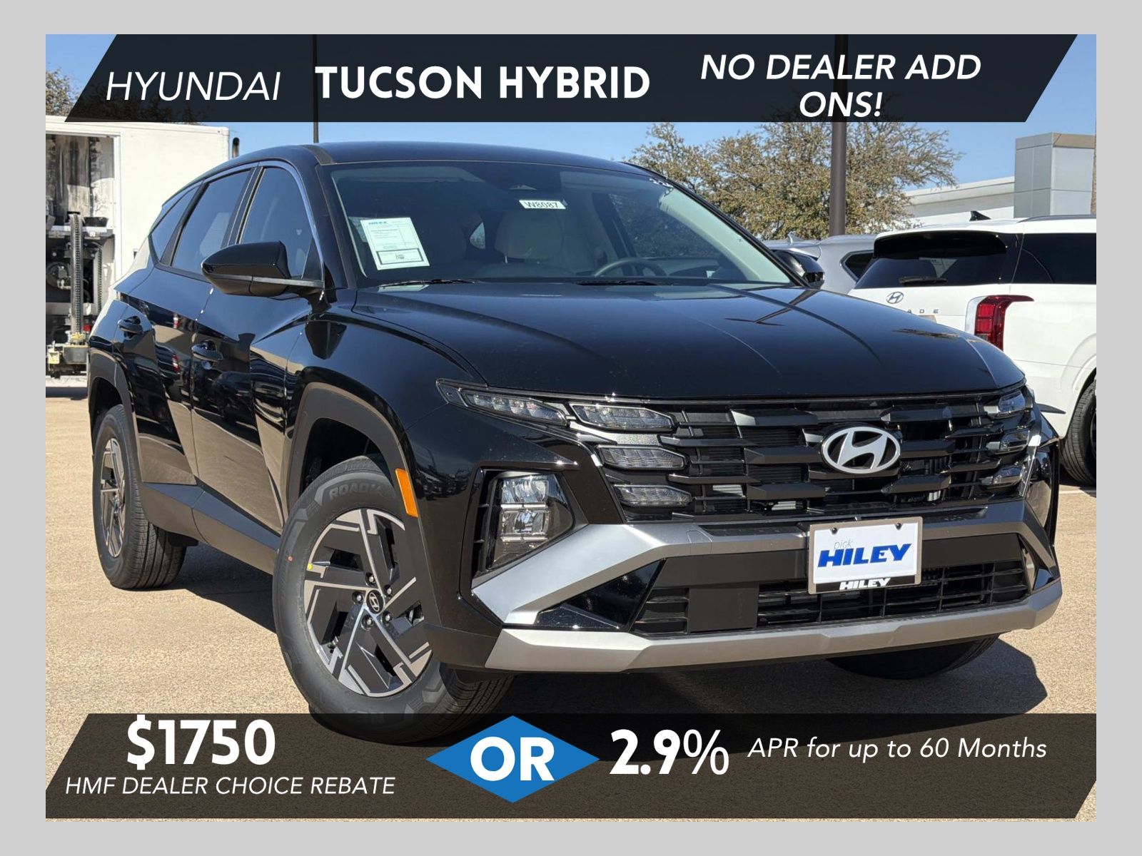 Ash Black 2026 Hyundai Tucson Hybrid SUV / Crossover All-Wheel Drive 6-Speed Automatic
