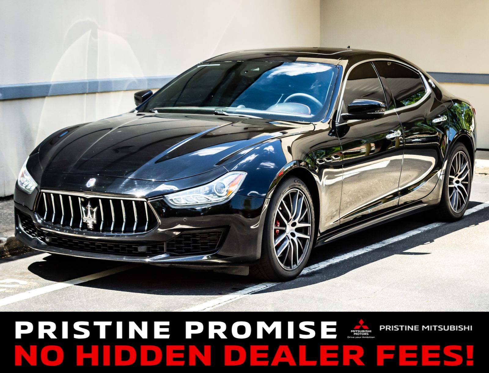 Black 2020 Maserati Ghibli Sedan All-Wheel Drive 8-Speed Automatic