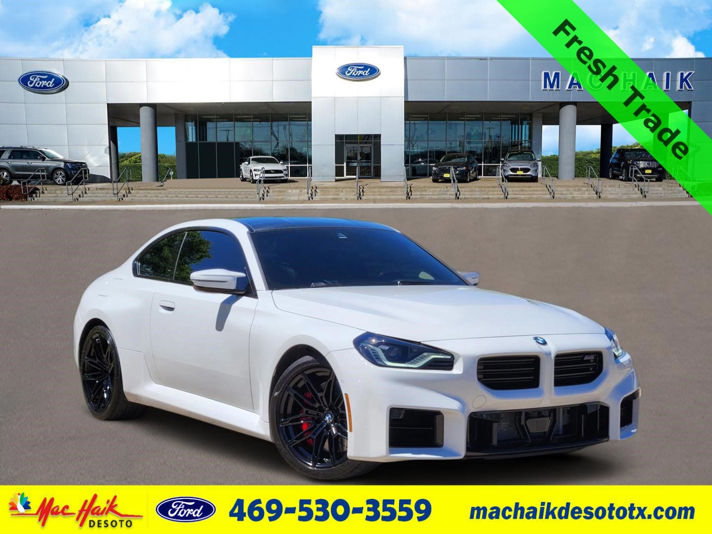Alpine White 2025 BMW M2 RWD Coupe Rear-Wheel Drive 6-Speed Manual