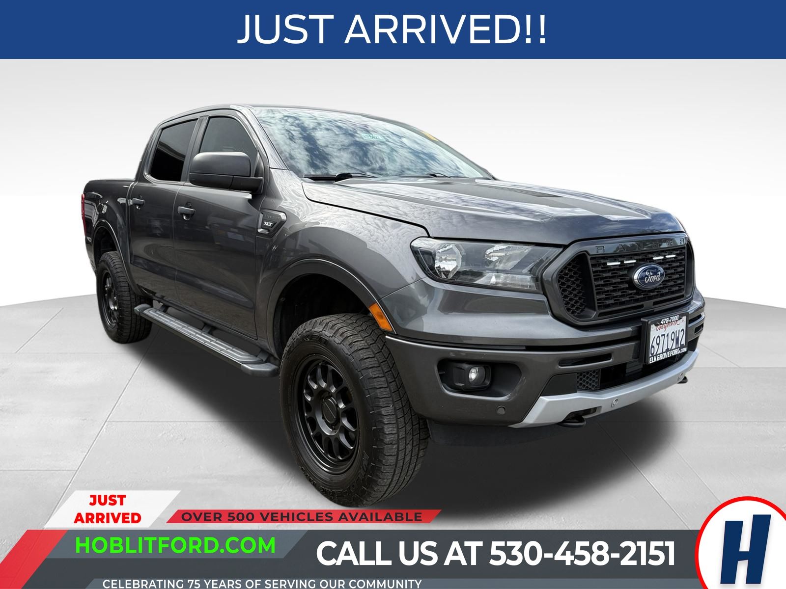 Gray (Magnetic Metallic) 2019 Ford Ranger Pickup Truck 4X2 Automatic