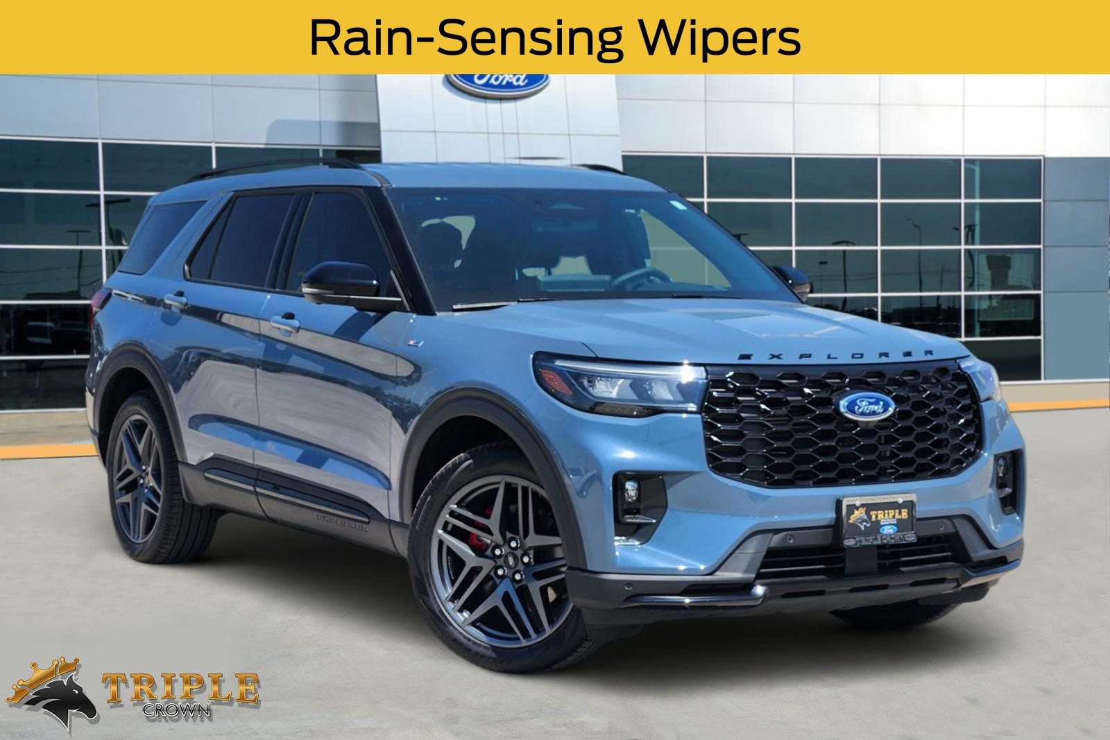 Vapor Blue 2025 Ford Explorer SUV / Crossover All-Wheel Drive Automatic