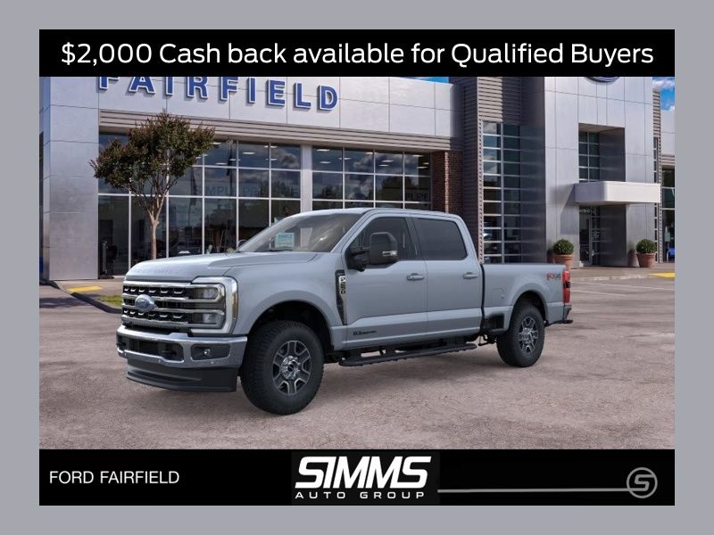 Glacier Gray Metallic Tri-Coat 2026 Ford F-250 Super Duty Pickup Truck Four-Wheel Drive Automatic