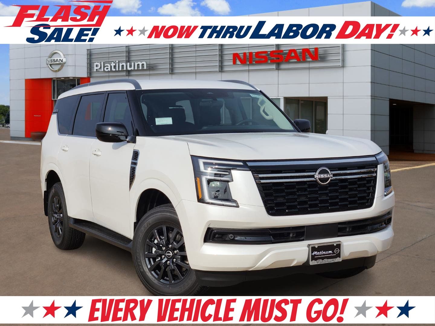 Aspen White Tricoat 2026 Nissan Armada SUV / Crossover Four-Wheel Drive 9-Speed Automatic