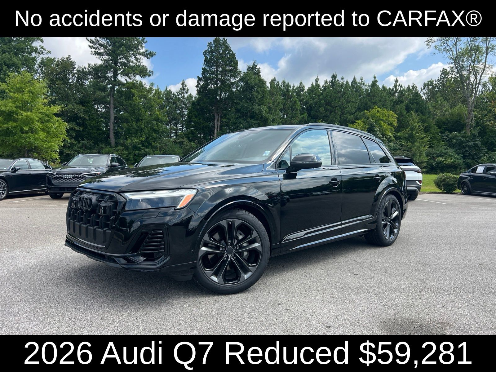 2026 Audi Q7 Negro (Mythos Black Metallic) SUV/Crossover Tracción en las cuatro ruedas 8 velocidades Automática