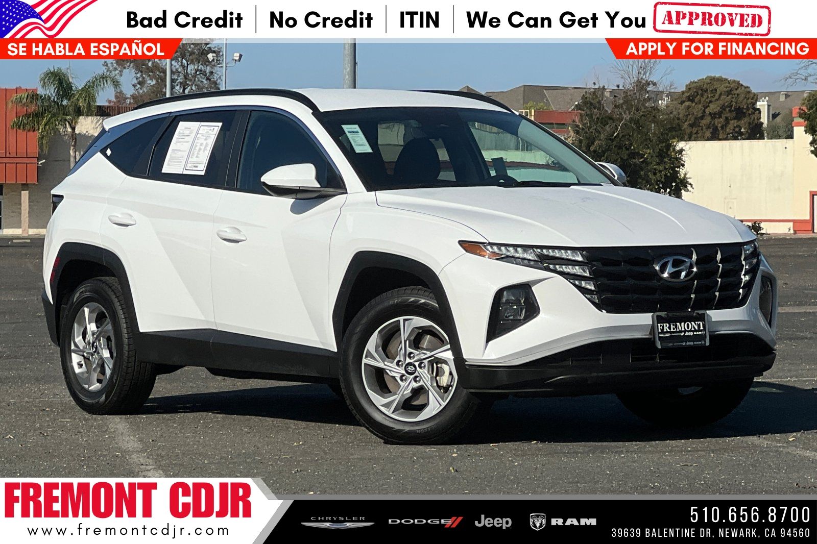 White Pearl 2024 Hyundai Tucson SUV / Crossover All-Wheel Drive 8-Speed Automatic
