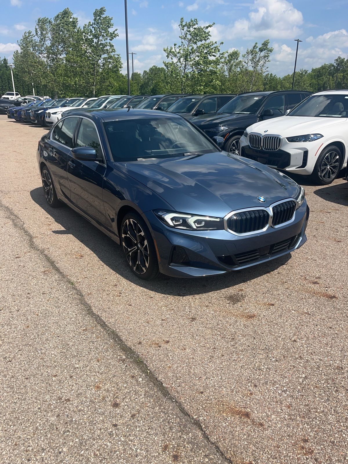 Arctic Race Blue Metallic 2025 BMW 3 Series 330i xDrive Sedan All-Wheel Drive 8-Speed Automatic
