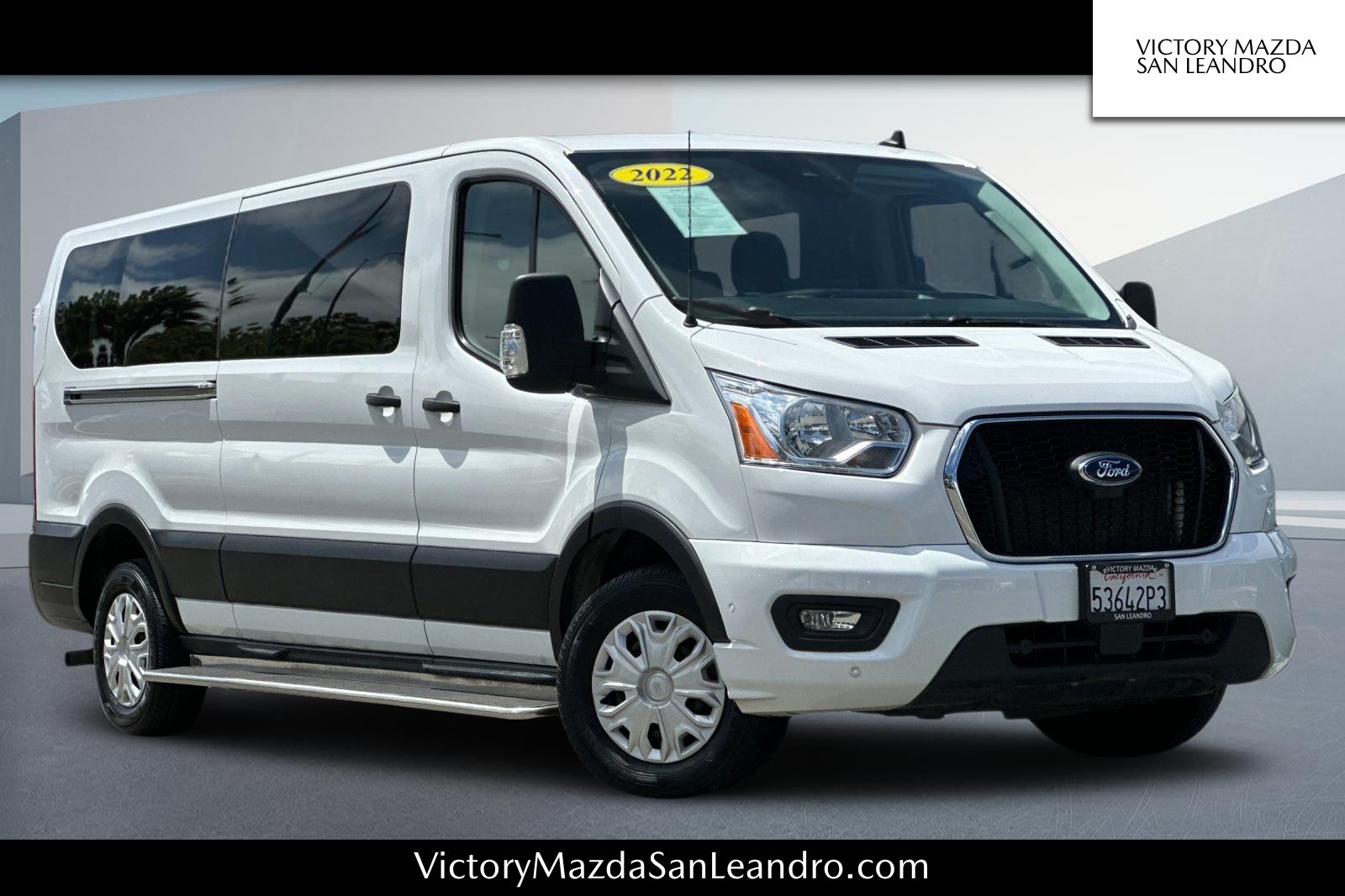 Oxford White 2022 Ford Transit Passenger Van Rear-Wheel Drive 