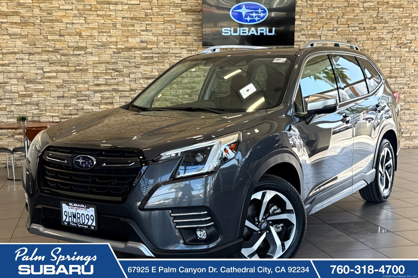 Gray Metallic 2023 Subaru Forester Touring Crossover AWD SUV / Crossover All-Wheel Drive Continuously Variable Transmission